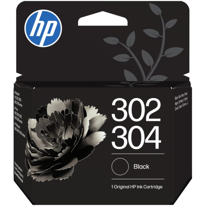 HP Cartucho de Tinta Original 302/304 preto