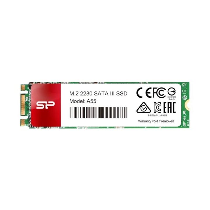 Silicon Power SP A55 SSD M.2 2280 SATA3 de 128 GB (SP128GBSS3A55M28)