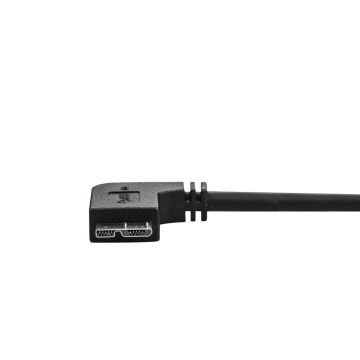 StarTech.com Cable delgado de 0,5m Micro USB 3.0 acodado a la derecha…