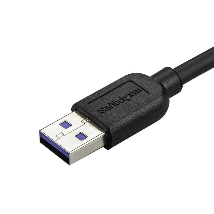 StarTech.com Cable delgado de 0,5m Micro USB 3.0 acodado a la derecha…