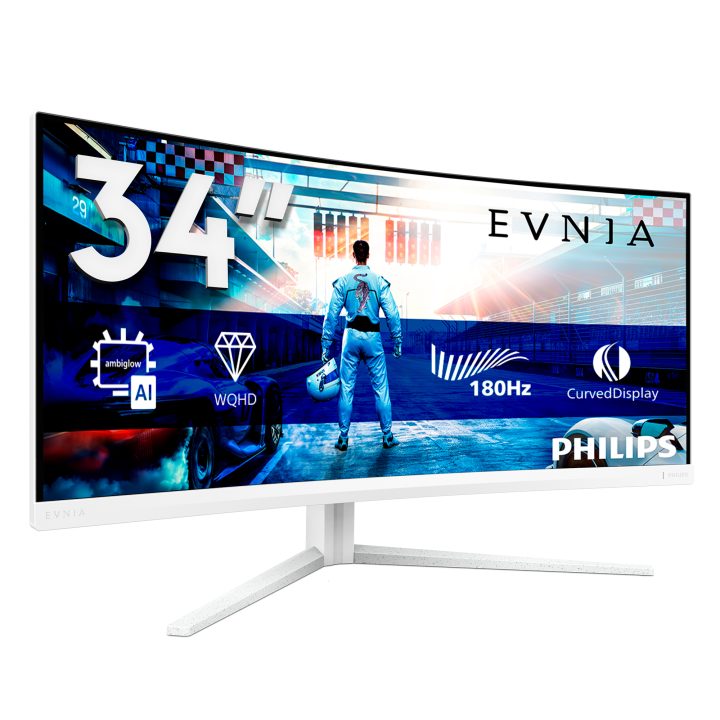Monitor curvo Philips Evnia 5000 34M2C5501A 34" UWQHD 180 Hz