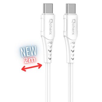 Qcharx International Qcharx Sofia USB-C-2m-PVC White (QCHSOF4XL)