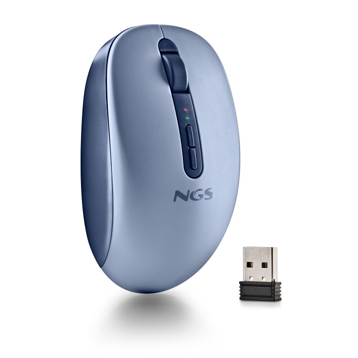 NGS FOG DUAL BLUE ratón Universal Ambidextro RF Wireless + Bluetooth…