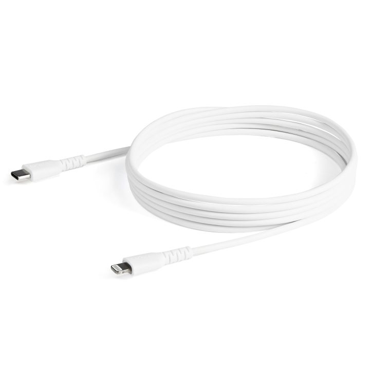 StarTech.com Heavy-Duty USB-C to Lightning Cable 1 m White - USB Type…