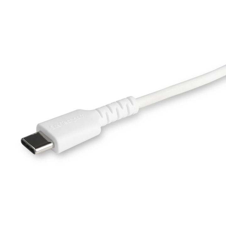 StarTech.com Cable Resistente USB-C a Lightning de 1 m Blanco - Cable…