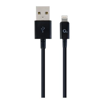 Cablexpert CC-USB2P-AMLM-1M cabo de conector Lightning Preto