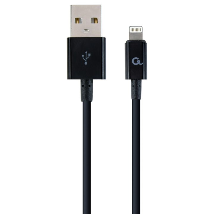 Cablexpert CC-USB2P-AMLM-1M cabo de conector Lightning Preto