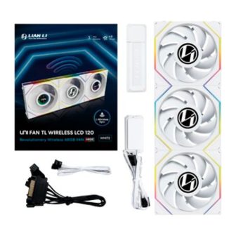 Ventilador 120X120 Lian Li Uni Fan TL-LCD wireless branco…