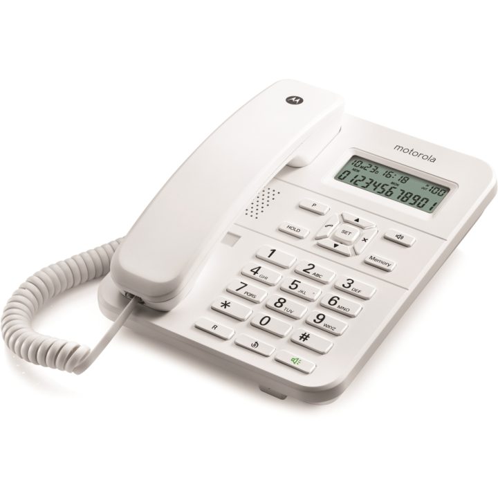 Motorola CT202 Analog Phone Caller ID White