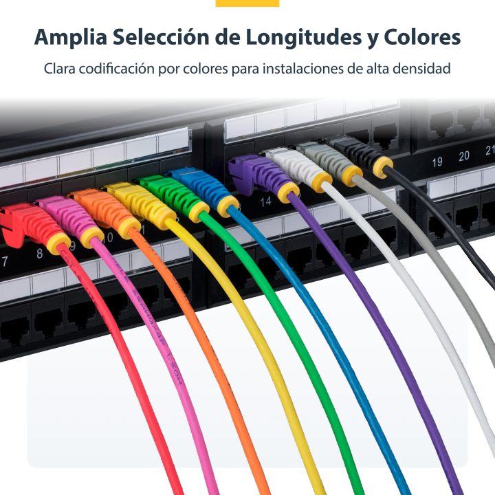StarTech.com 50cm Cat6 Cable - Slim - with Snagless RJ45 Connectors -…