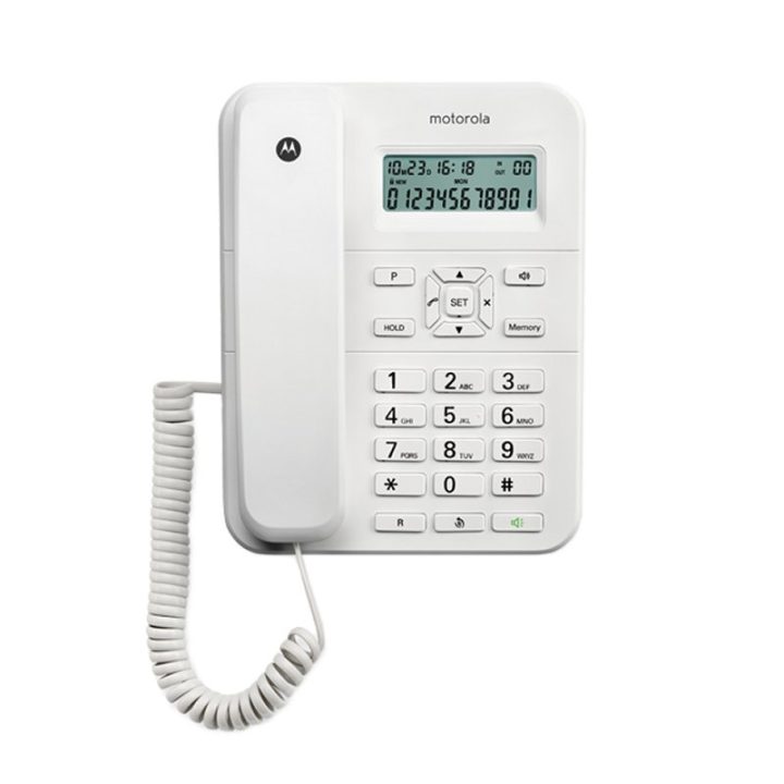 Motorola CT202 Telefone analógico com identificador de chamadas Branco