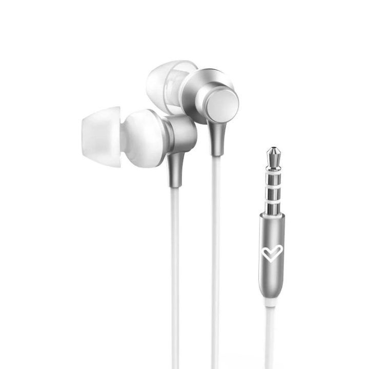 Auriculares energy sistem metallized jack 3.5mm blanco (457229)