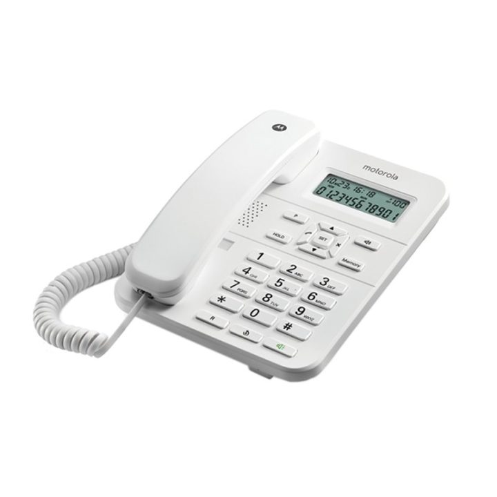 Motorola CT202 Telefone analógico com identificador de chamadas Branco