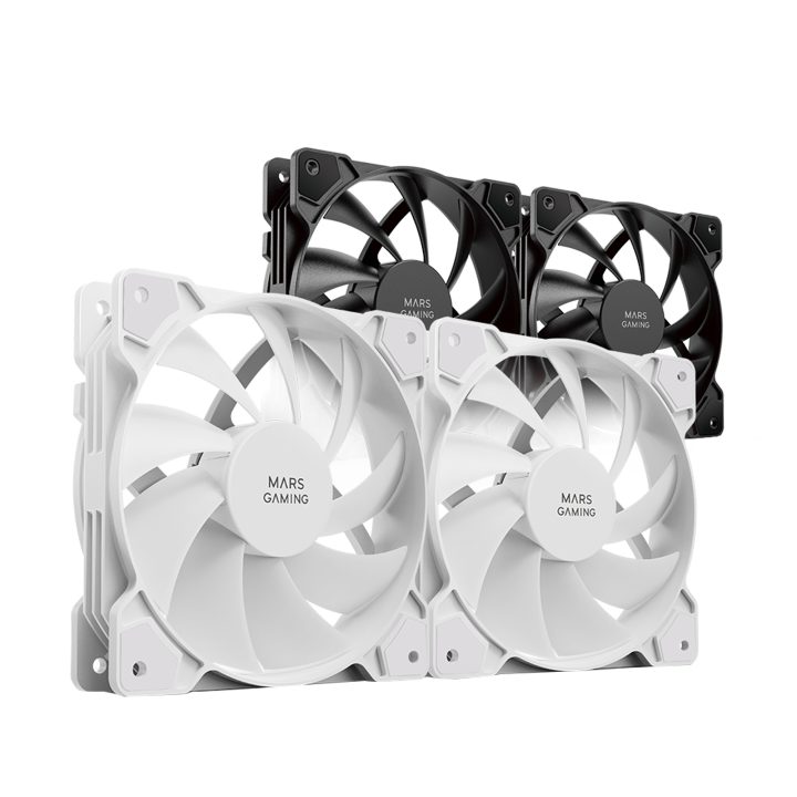 Mars Gaming MF-PROX2 Branco, Kit 2 Ventoinhas 120mm, Sistema…