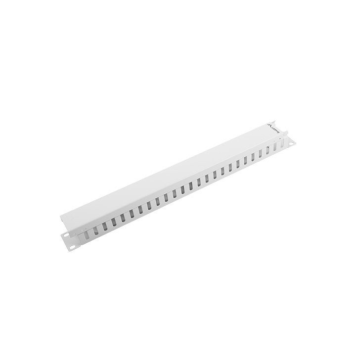 Organizador de cabos Lanberg metálico 1U tipo A para rack 19 cinzento…