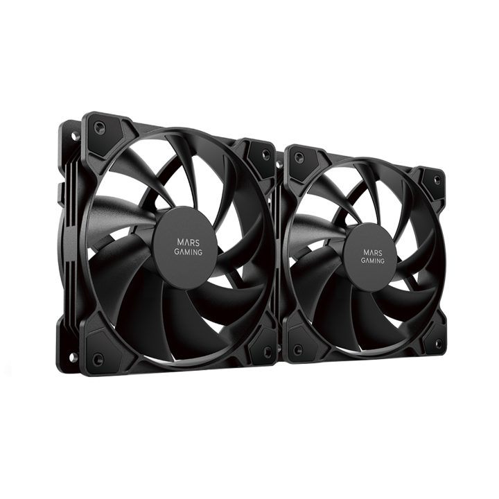 Mars Gaming MF-PROX2 Blanco, Kit 2 Ventiladores 120mm, Sistema…