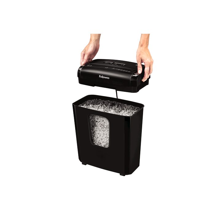 Fellowes Powershred 6M Micro-Cut Paper Shredder Black