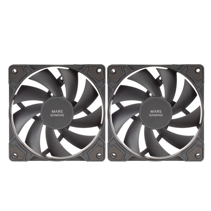 Mars Gaming MF-PROX2 Branco, Kit 2 Ventoinhas 120mm, Sistema…