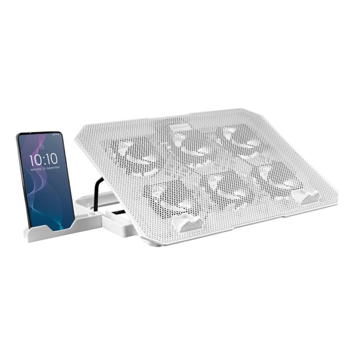 Mars Gaming MNBC23, Base Refrigeradora y Stand 16”, 6 Ventiladores…