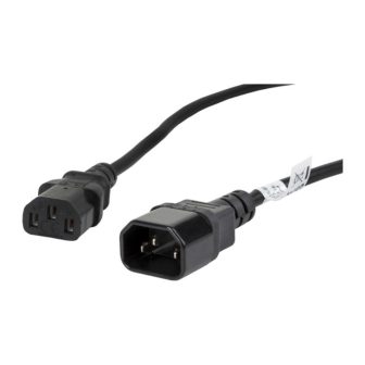 Lanberg CPU Power Extension Cable IEC320 C13 h-IEC320 C14 m vde 1.8m…