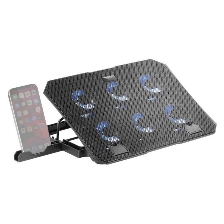 Mars Gaming MNBC23, Base Refrigeradora y Stand 16”, 6 Ventiladores…