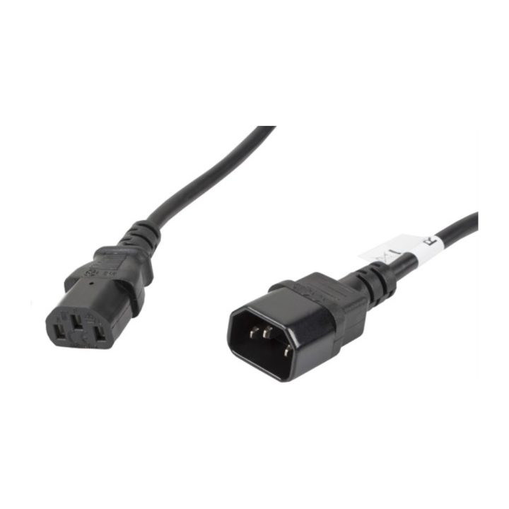 Lanberg CPU Power Extension Cable IEC320 C13 h-IEC320 C14 m vde 1.8m…
