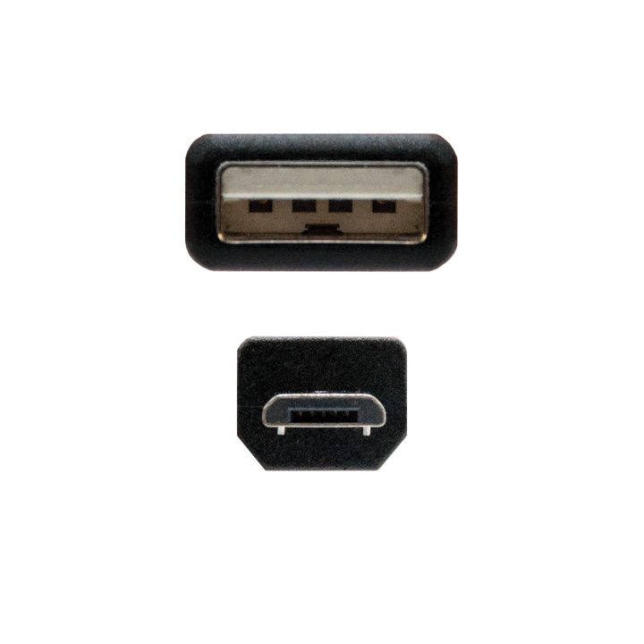 Nanocable USB 2.0 Cable, Type A/M-Micro USB B/M, 0.8 m