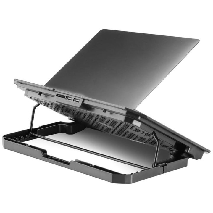 Mars Gaming MNBC23, Cooling Pad and Stand 16”, 6 Controllable Fans…