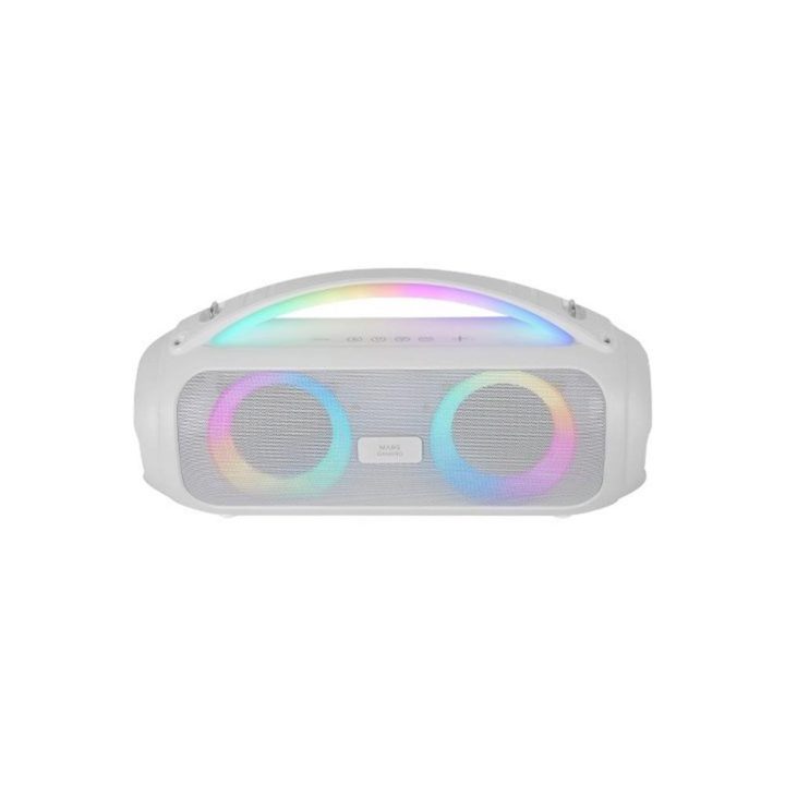 Mars Gaming MS-PULSE, Portable Bluetooth Speaker 50W RMS, RGB…