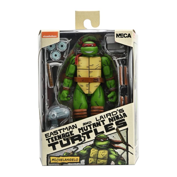 NECA Teenage Mutant Ninja Turtles Mirage Comics Michelangelo Scale…