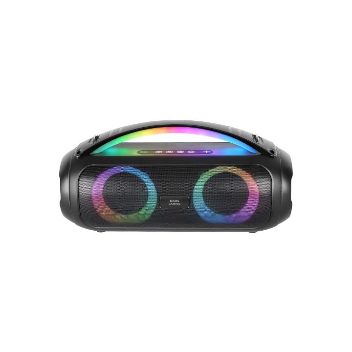 Mars Gaming MS-PULSE, Portable Bluetooth Speaker 50W RMS, RGB…