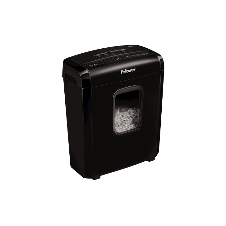 Fellowes Powershred 6M Micro-Cut Paper Shredder Black
