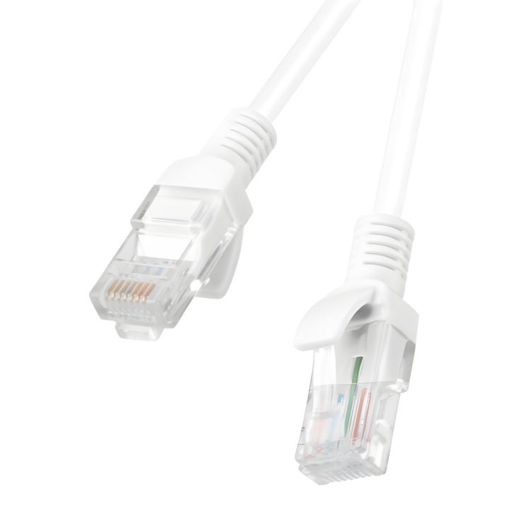 Cable red Lanberg latiguillo cat.6 u-UTP 1m blanco fluke passed…