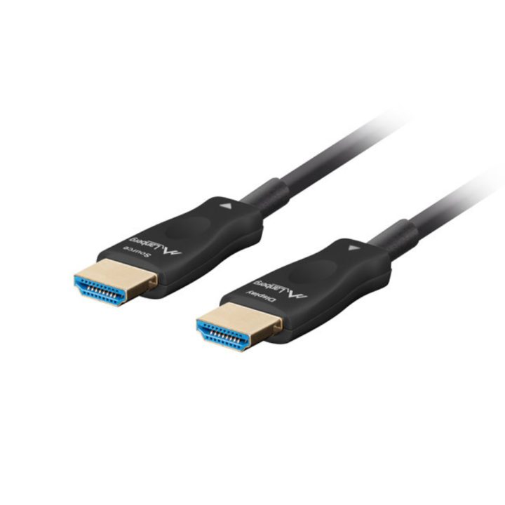 Cable HDMI aoc Lanberg v2.1 m-m optico activo 8K 60Hz 30m negro…