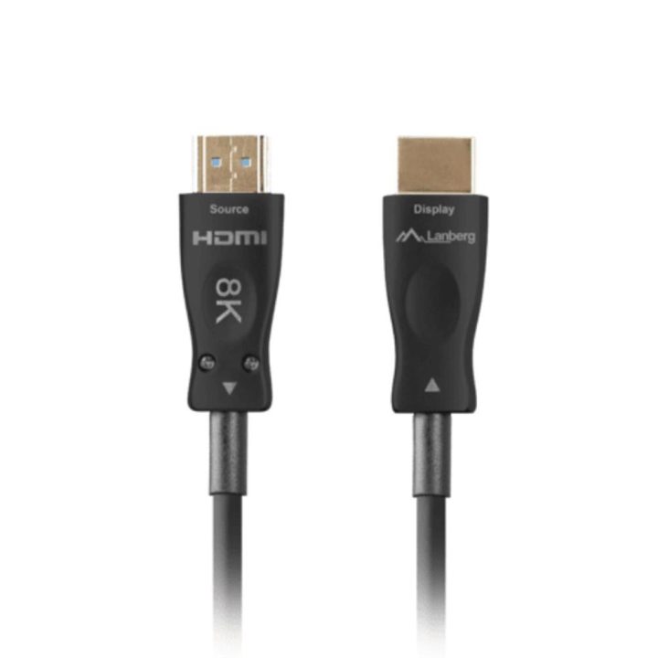 Cabo HDMI aoc Lanberg v2.1 m-m óptico ativo 8K 60Hz 30m preto…