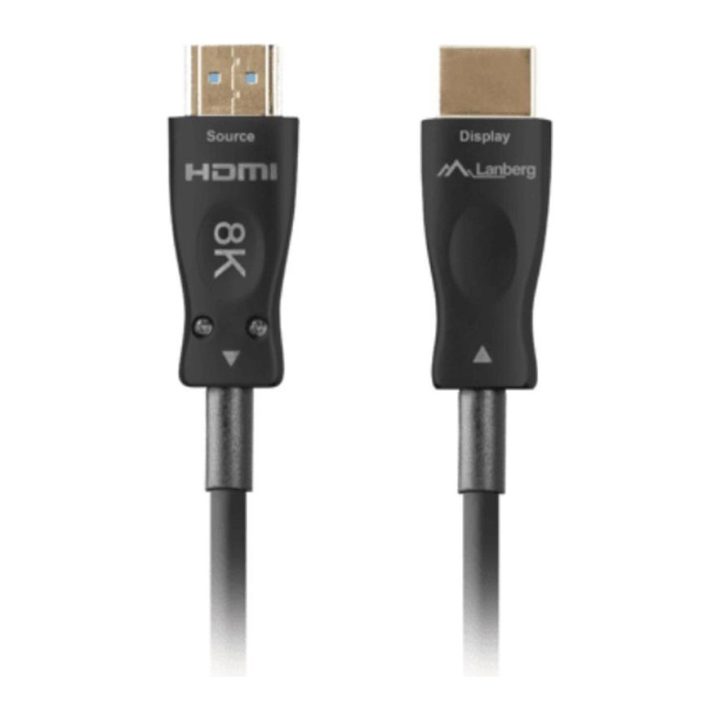 Cabo HDMI aoc Lanberg v2.1 m-m óptico ativo 8K 60Hz 30m preto…
