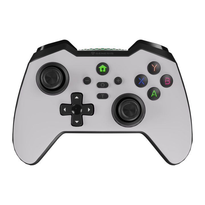 GENESIS Mangan 400 White Bluetooth Analog/Digital Gamepad for…