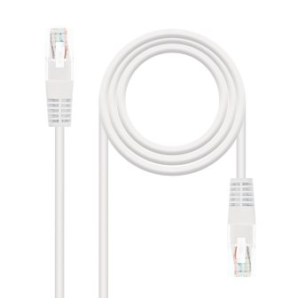 Nanocable RJ45 Patch Cable CAT.5E UTP AWG24, White, 2.0 m