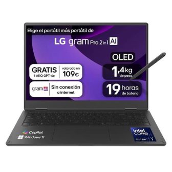 Portatil Lg gram pro 16T90TP-k u7-255H-32GB-SSD 1TB-16 pulgadas-W11H…