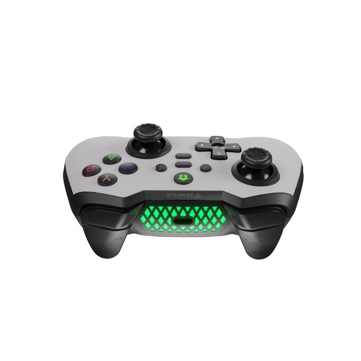 GENESIS Mangan 400 White Bluetooth Analog/Digital Gamepad for…