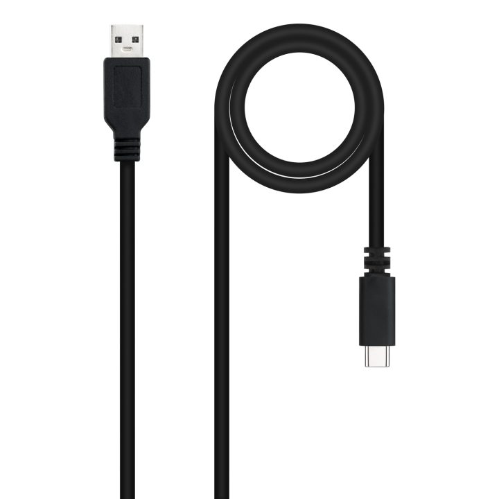 Nanocable USB 2.0, 0.5m USB Cable USB C USB A 0.48 Gbit/s Black