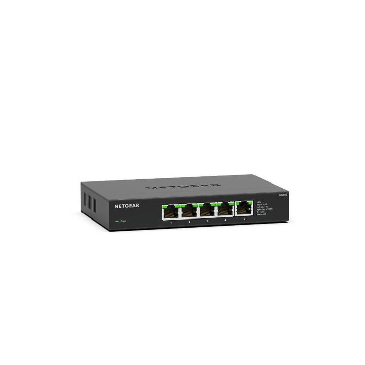 NETGEAR MS305 No administrado 2.5G Ethernet (100/1000/2500) Negro