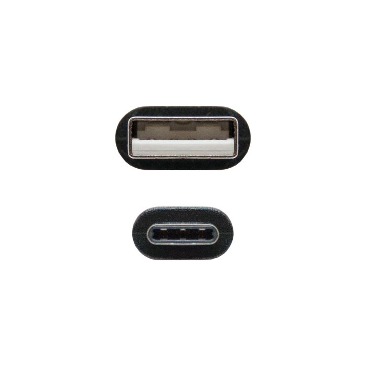 Nanocable USB 2.0, 0.5m USB Cable USB C USB A 0.48 Gbit/s Black