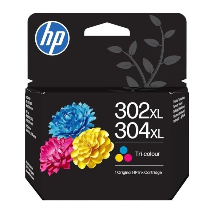 HP Cartucho de Tinta Original 302XL/304XL tricolor