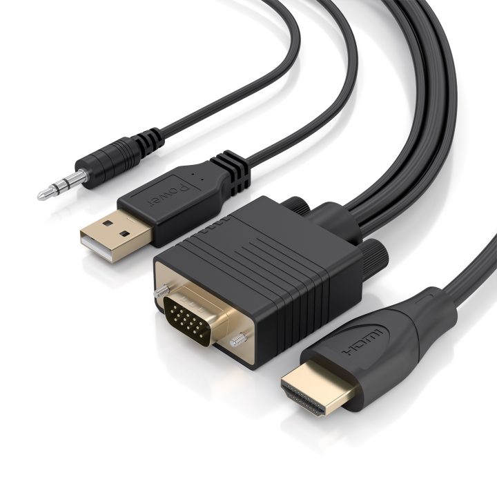 AISENS HDMI to SVGA+Audio Converter Cable, HDMI…