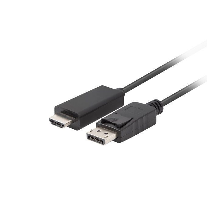 Cabo Lanberg DisplayPort para HDMI macho-macho 1m…