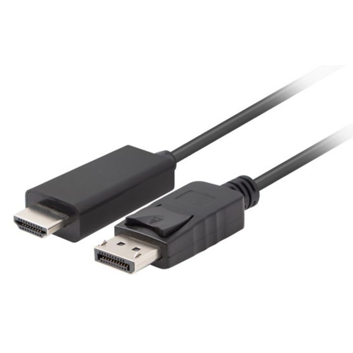 Cable Lanberg DisplayPort a HDMI macho-macho 1m (CA-DPHD-11CC-0010-BK)