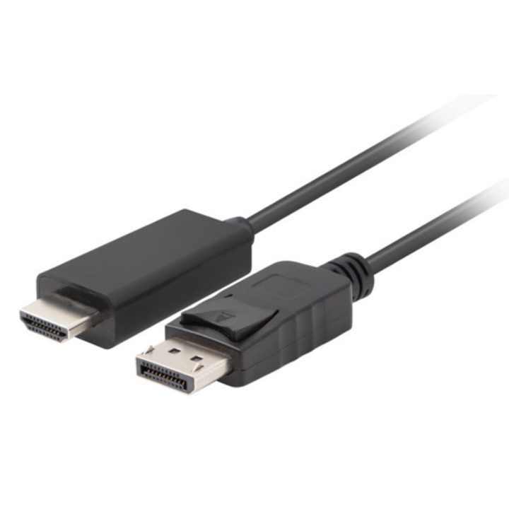 Cabo Lanberg DisplayPort para HDMI macho-macho 1m…