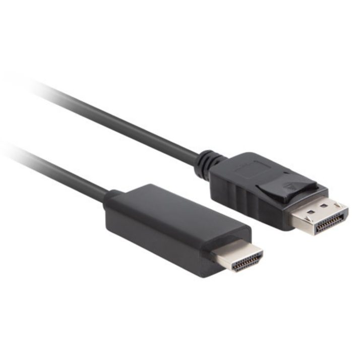 Cable Lanberg DisplayPort a HDMI macho-macho 1m (CA-DPHD-11CC-0010-BK)