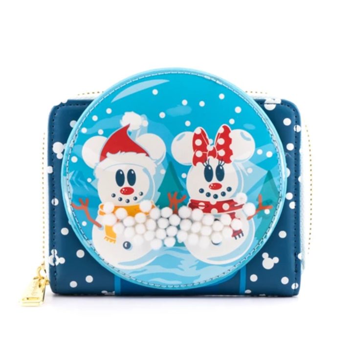 Monedero Loungefly Disney minnie y mickey muñecos de nieve (WDWA1786)